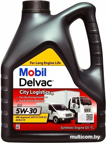 Моторное масло Mobil Delvac City Logistics M 5W-30 4л