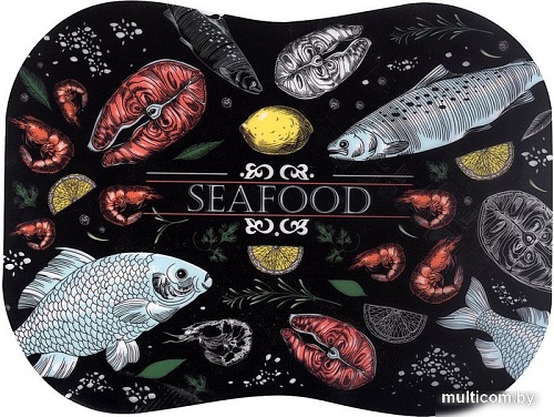 Разделочная доска Мультидом Рыбное ассорти МТ80-442