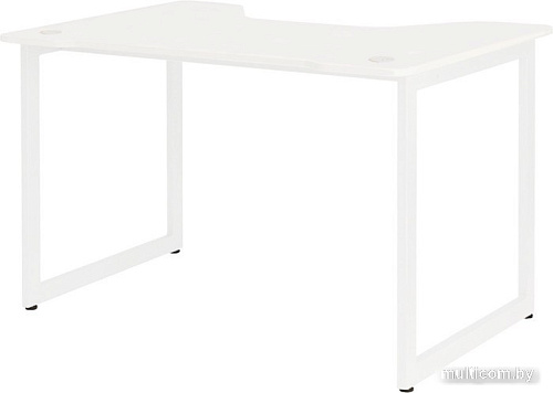Стол Millwood Лофт Будапешт ДТ-4 130x85x75 (белый/металл белый)