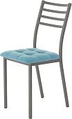Стул AMC Comfort 4.4.13 (ткань, бирюзовый/графит)