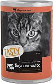 Консервированный корм для кошек Tasty мясное ассорти в соусе 415 г