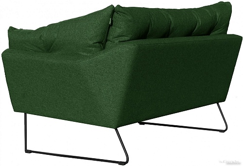 Диван Brioli Анико двухместный (J8/темно-зеленый)