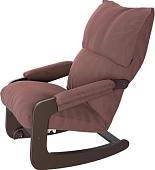 Кресло-качалка Glider Амадео ВСК №81 (венге/коричнево-розовый)