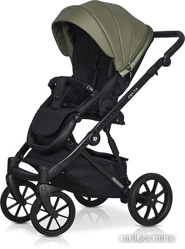 Универсальная коляска Riko Basic Delta Ecco (3 в 1, 13/olive)