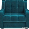 Кресло-кровать Мебель-АРС Аккордеон Барон (бархат, сине-зеленый Star Velvet 43 Black Green)