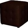 Пуфик Brioli Рубик с расстрочкой (l13 коричневый)