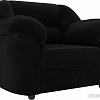 Интерьерное кресло Лига диванов Карнелла 105833 (велюр, черный)