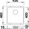 Кухонная мойка Blanco Subline 400-U (белый) [515754]