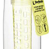 Бутылка для воды Perfecto Linea воды с контейнером 750 мл 34-758076 (желтый)