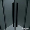 Душевой уголок Grossman Galaxy 90x90x195 300.K33.01.9090.21.10 (черный матовый/тонированное стекло)