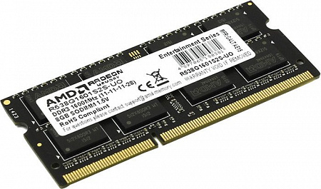 Оперативная память AMD 8GB DDR3 SO-DIMM PC3-12800 (R538G1601S2S-UO)