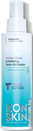 Icon Skin Тоник для лица Perfect Glow Обновляющий с AHA-BHA кислотами (150 мл)