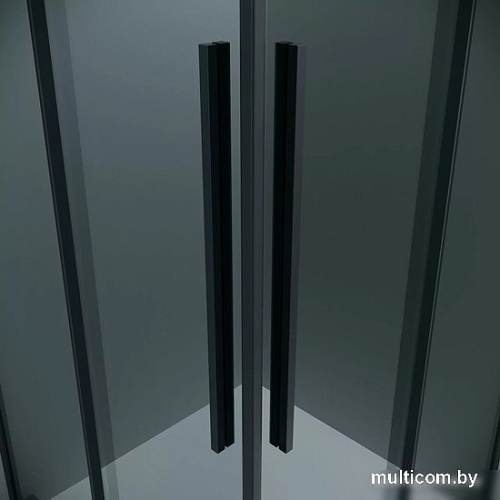 Душевой уголок Grossman Galaxy 90x90x195 300.K33.01.9090.21.10 (черный матовый/тонированное стекло)