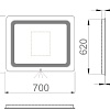 Sanwerk Зеркало Lava 70x65 ZL0000183