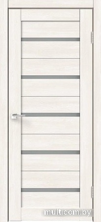 Межкомнатная дверь Velldoris Eco Flex City 7 70x200 (дуб бьянко/стекло мателюкс)