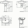 Пьедестал для умывальника Ideal Standard Esedra T283901