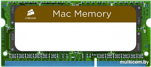 Оперативная память Corsair Mac Memory 8GB DDR3 SO-DIMM PC3-12800 (CMSA8GX3M1A1600C11)