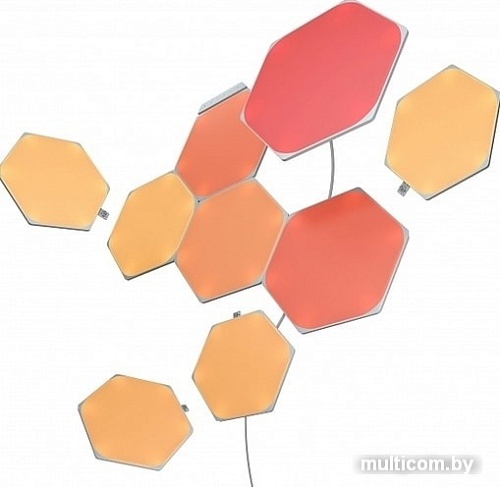 Светодиодная панель Nanoleaf Shapes Hexagon Starter NL42-0002HX-9PK