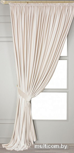 Штора Mio Tesoro Velvet 1.5x2.6 м (кремовый)