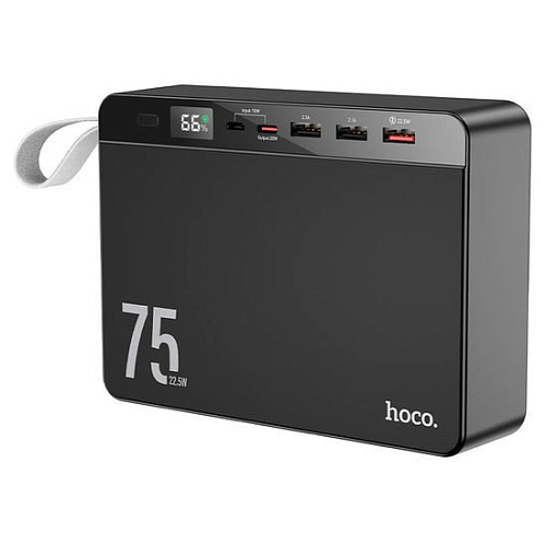 Внешний аккумулятор Hoco J94 Overlord 75000mAh (черный)