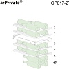 Винный шкаф Cellar Private CP017-2TBH со скрытой ручкой