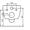 Унитаз Damixa Sirius DX86C1800SC (с сиденьем)