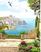 Фотообои Citydecor Фреска Италия 3D с защитным покрытием 200x254