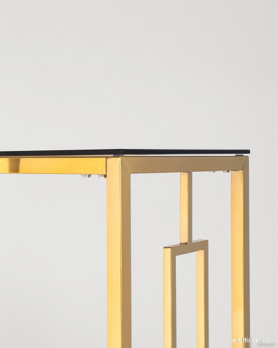 Stool Group Бруклин 120x40 (стекло Smoke/сталь золото)