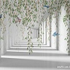 Виниловые обои Citydecor Flower Tunnel 3D 1 300x260