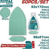 Набор шлифлистов Total TAC938660 (60 шт)