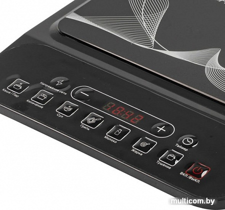 Настольная плита Galaxy GL3060 (черный)
