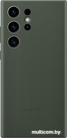 Чехол для телефона Samsung Leather Case S23 Ultra (зеленый)