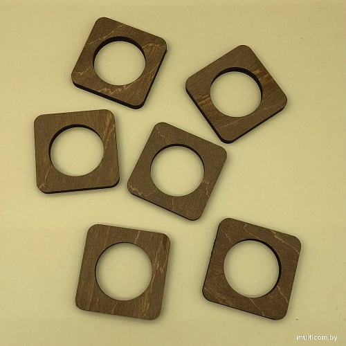 Набор различных предметов ОМурМебель Квадрат (6шт, черный)