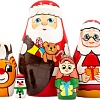 Развивающая игра Брестская Матрешка На Рождество (набор 5 шт)