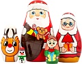 Развивающая игра Брестская Матрешка На Рождество (набор 5 шт)