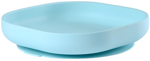 Beaba Assiette Silicone 913430 (Plate Blue)