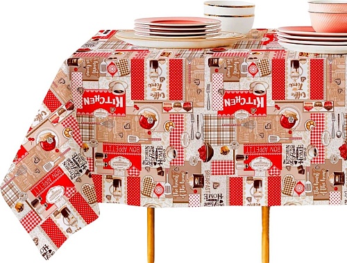 Скатерть Текстильный городок Кухня ТХбК14010-1/150 (150x150)