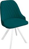 Стул Трия Гранд К2 (белый матовый/велюр Confetti Izumrud)