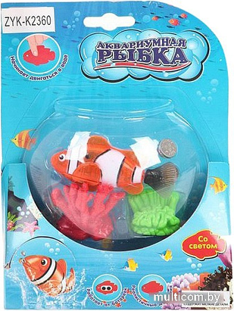 Игрушка для ванной Zhorya Аквариумная рыбка Б72869