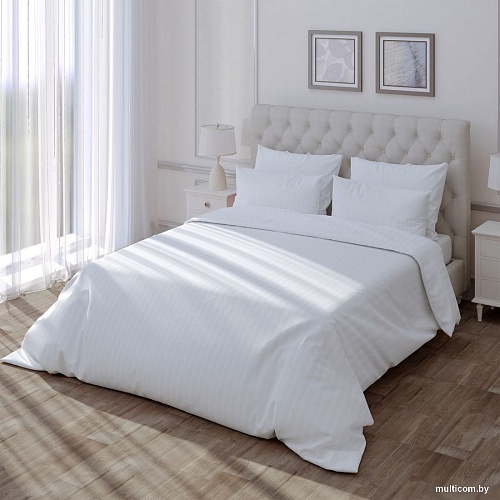 Постельное белье Verossa Stripe 1.5сп Royal VRT 1565 00бел ST13 23
