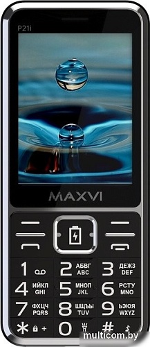 Телефон Maxvi P21i (черный)