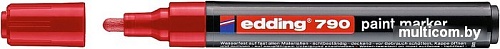 Маркер перманентный Edding 790 e-790-2 (красный)