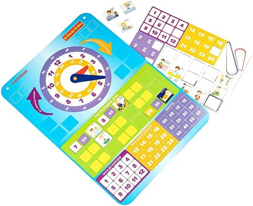 Развивающая игра Bondibon Магнитный театр. Мой распорядок дня ВВ4519