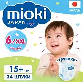 Трусики-подгузники Mioki XXL 15+ кг (34 шт)