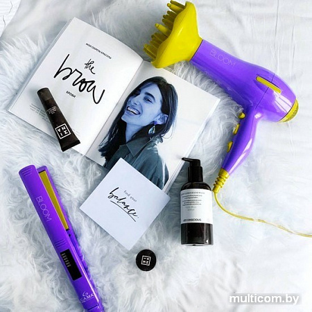 Фен GA.MA Flow Ion Bloom (розовый)