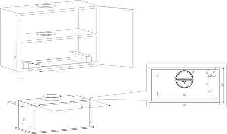Кухонная вытяжка KUPPERSBERG Inpush 60 W