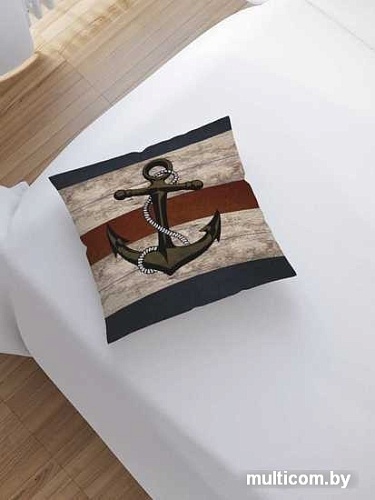 Чехол на подушку JoyArty Наклоненный якорь sl_5329