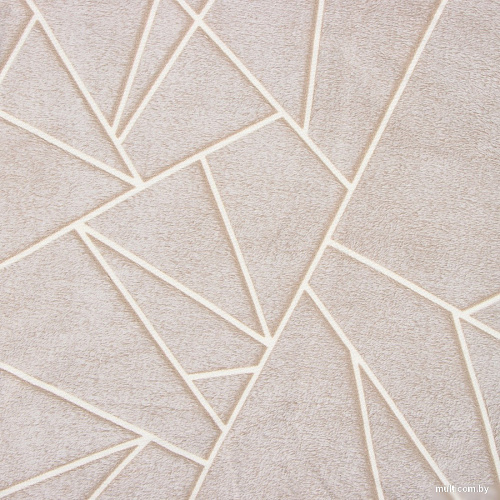 Плед Casa Conforte Stella Ice Shards 200x220 6154952 (бежевый)
