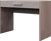 Туалетный столик без зеркала Bravo Мебель Вива (мокко глянец/текстиль/латте)