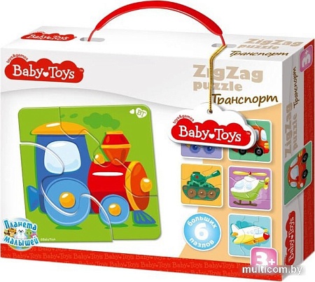Мозаика/пазл Baby Toys Транспорт 02502